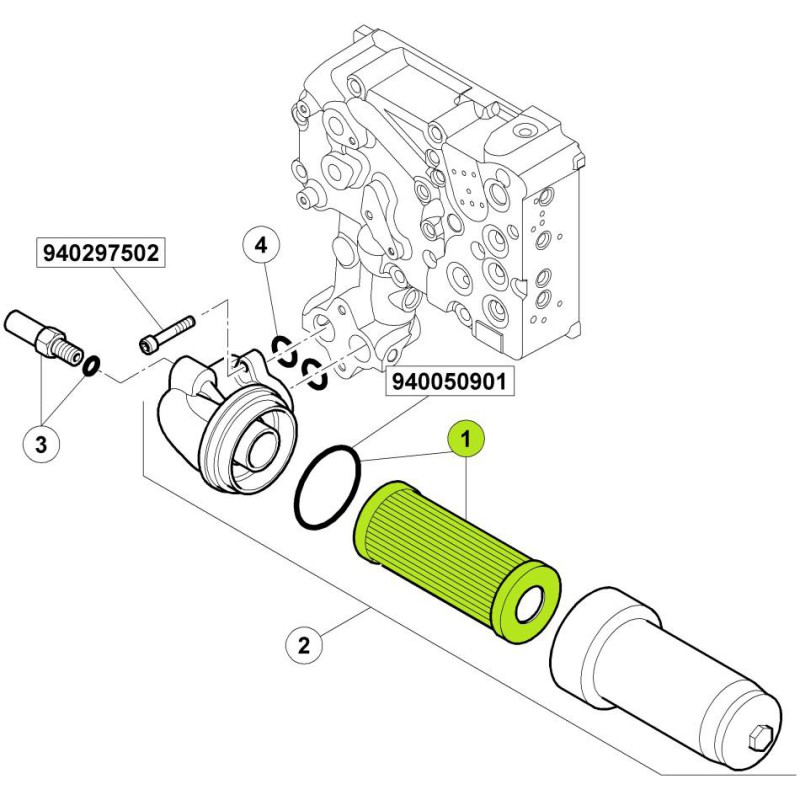 Filtr Oleju Hydraulicznego Claas