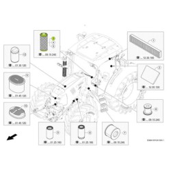 Filtr Oleju Hydraulicznego CLAAS 0011430451 11430451 CLAAS Roltex