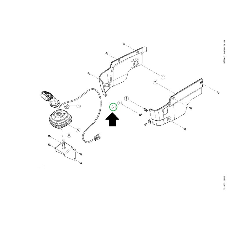 0021674315 Drążek Sterujący Joystick 0021674313 / 21674313